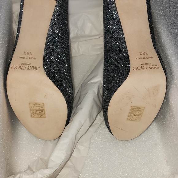 Jimmy Choo Luna 100 Size 8 Anthracite - Picture 2 of 7